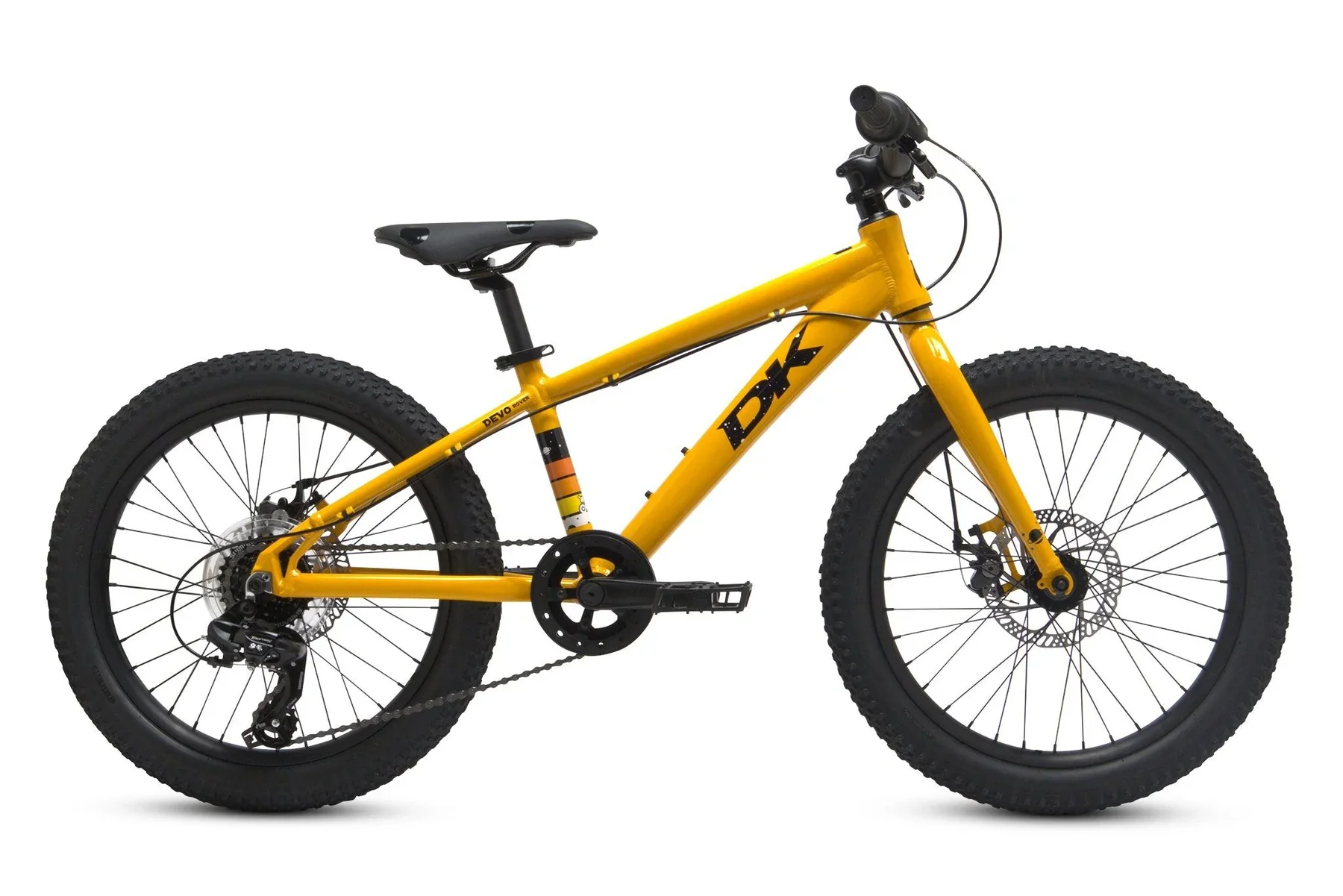 DK Rover 20″ Kids Complete Mountain Bike - Yellow - Image 2