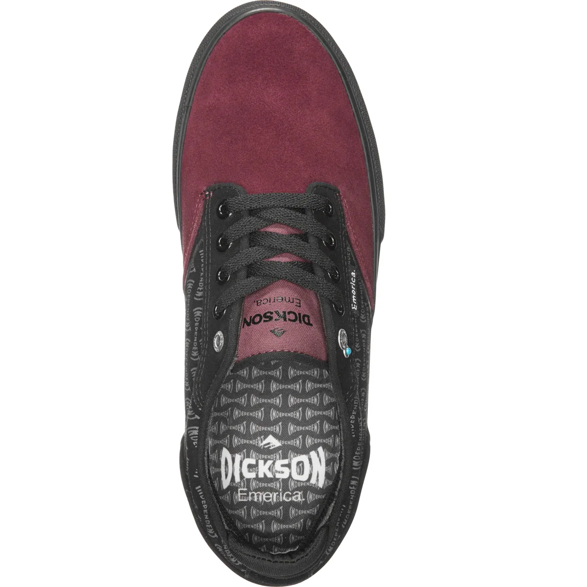 Emerica Shoes Dickson X Independent - Red/Black - Image 2