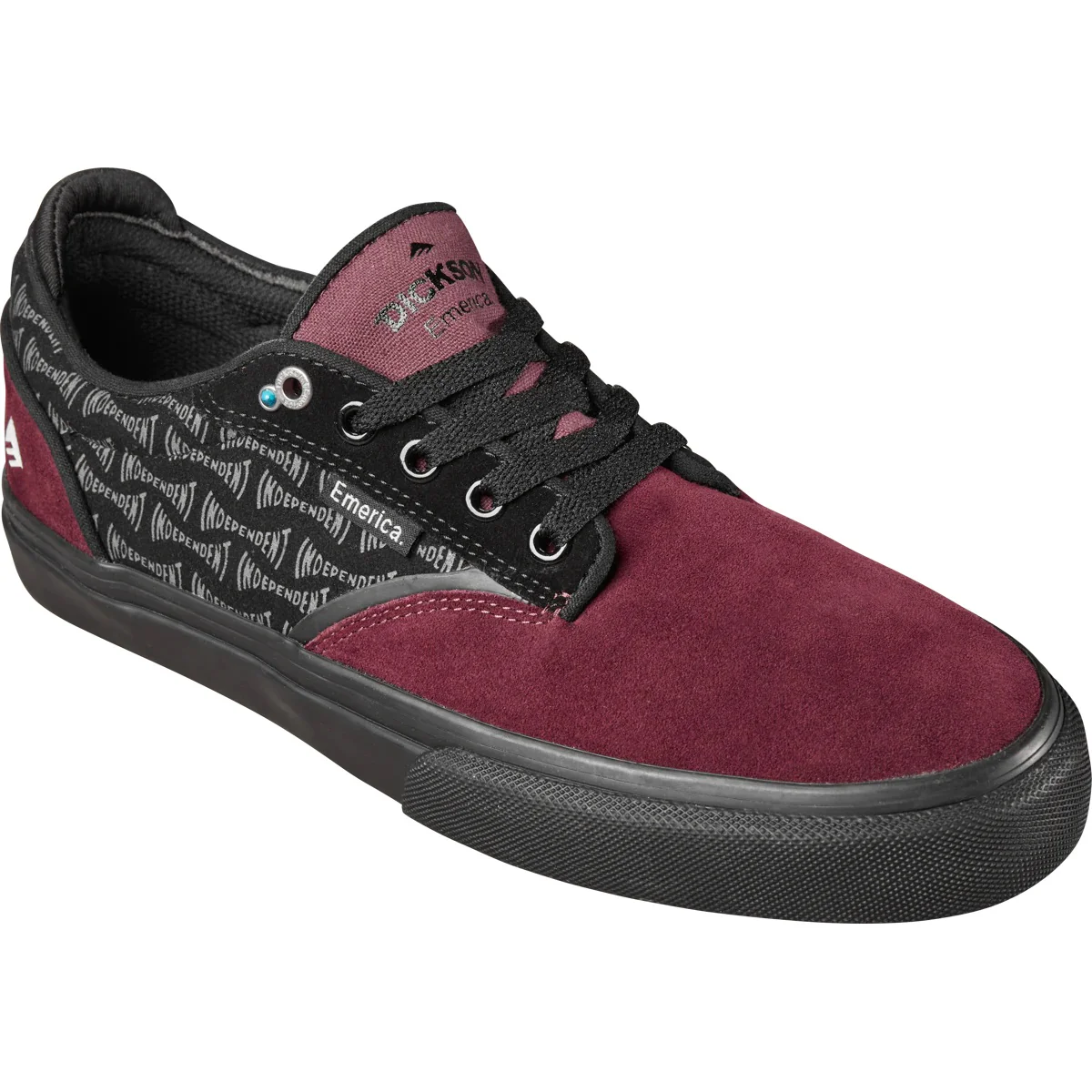 Emerica Shoes Dickson X Independent - Red/Black - Image 4