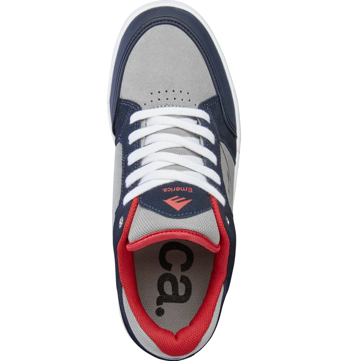 Emerica Shoes Heritic - Navy/Grey/Red - Image 2