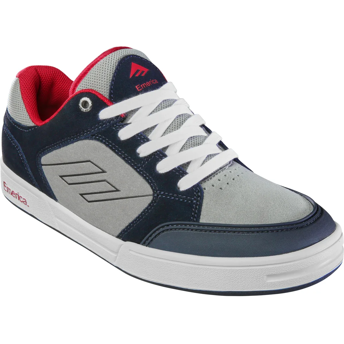 Emerica Shoes Heritic - Navy/Grey/Red - Image 4