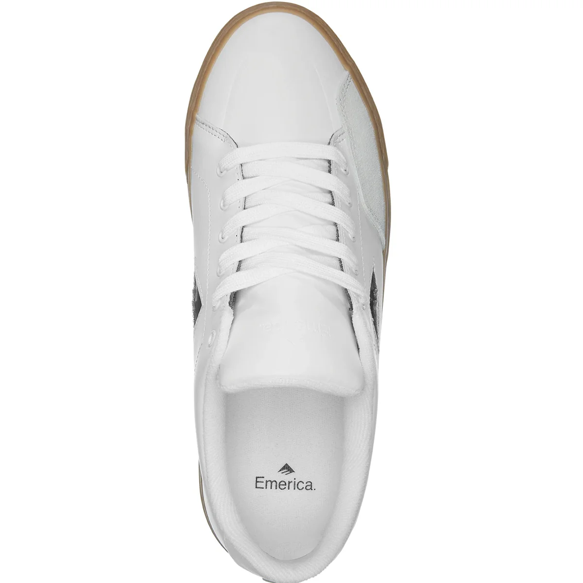 Emerica Shoes Temple - White/Gum - Image 2