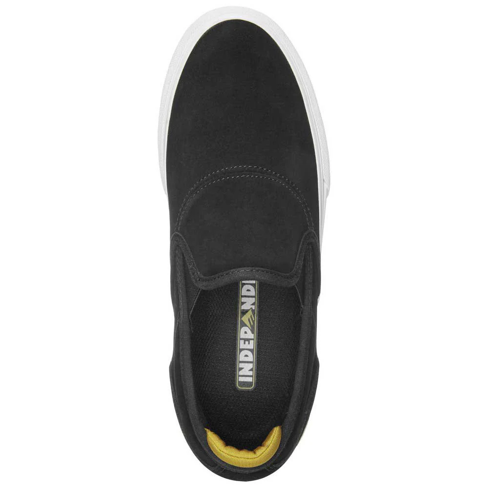 Emerica Shoes Wino G6 Slip-On Youth X Independent - Black - Image 2