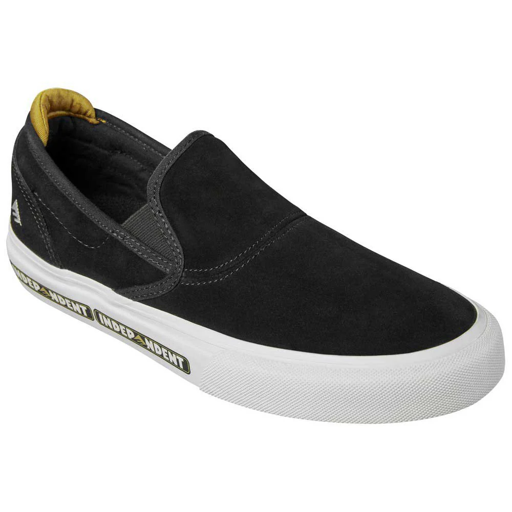 Emerica Shoes Wino G6 Slip-On Youth X Independent - Black - Image 4