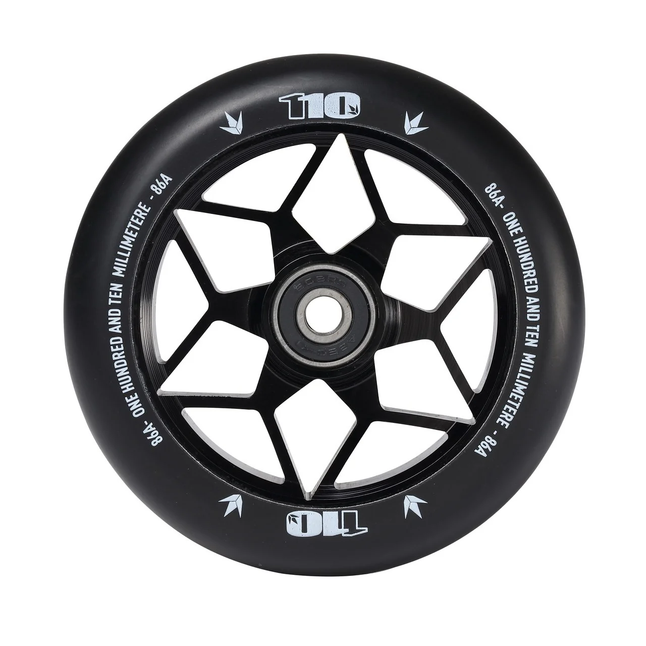 Envy Diamond Scooter Wheel 110mm - Black (Pair)