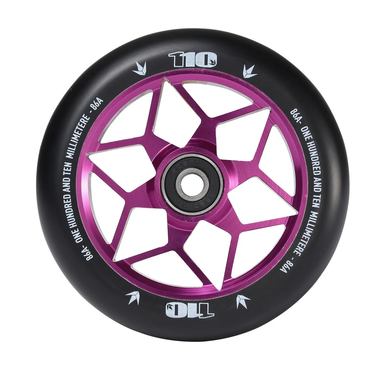 Envy Diamond Scooter Wheel 110mm - Purple (Pair)