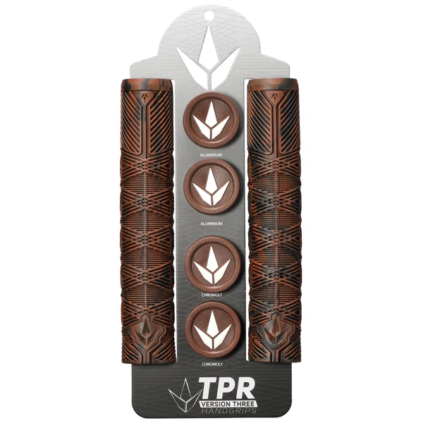 Envy Handgrips V3 (TPR) - Chocolate/Black (Pair) - Image 2