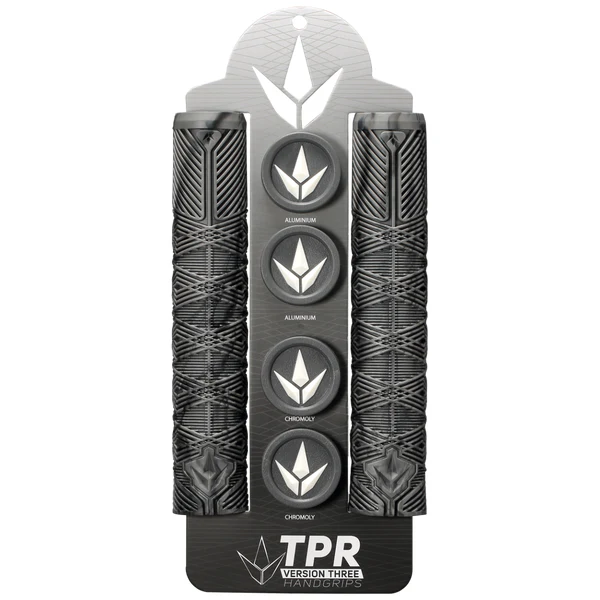 Envy Handgrips V3 (TPR) - Grey/Black (Pair) - Image 2