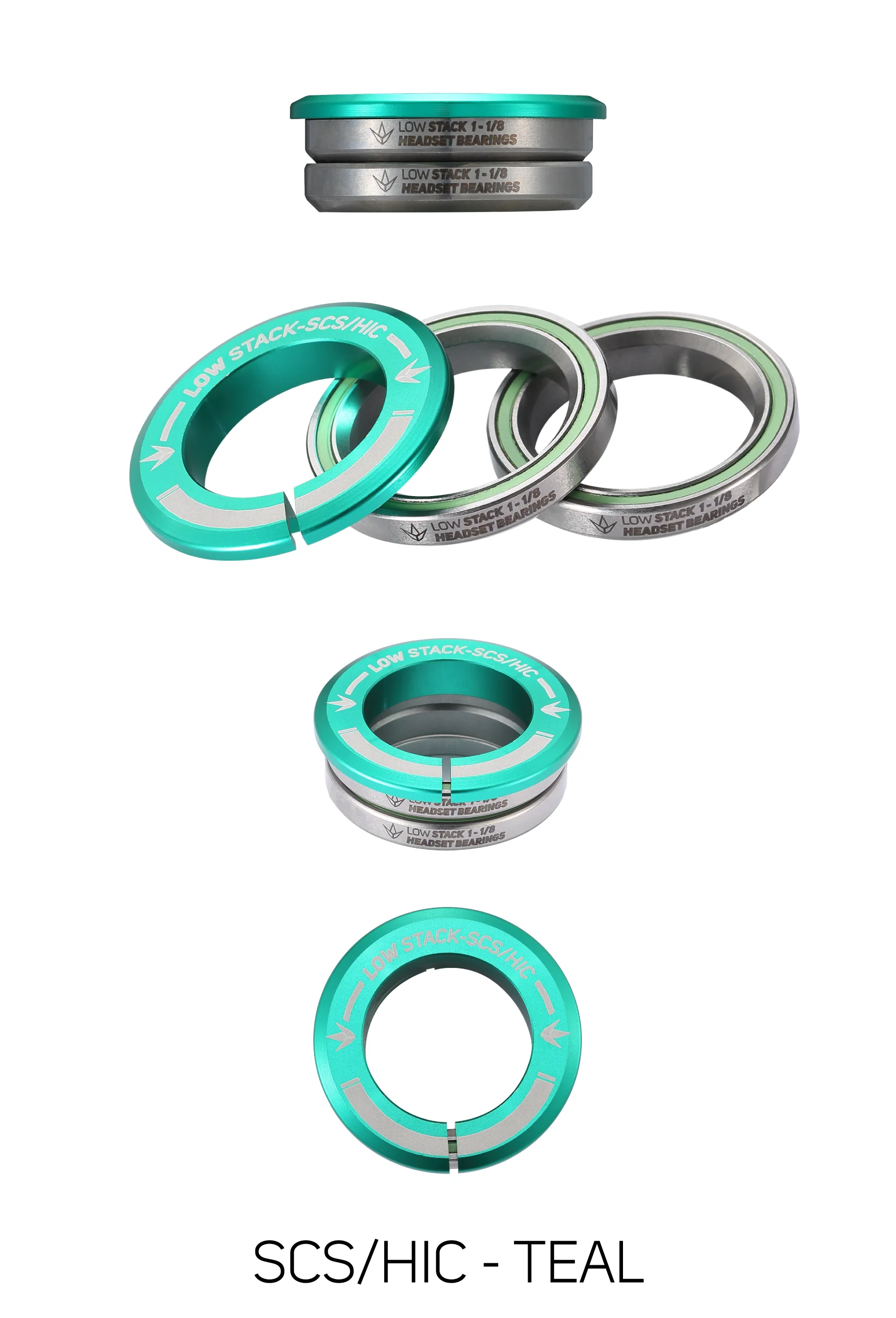 Envy Low Stack Headset SCS - Teal - Image 2