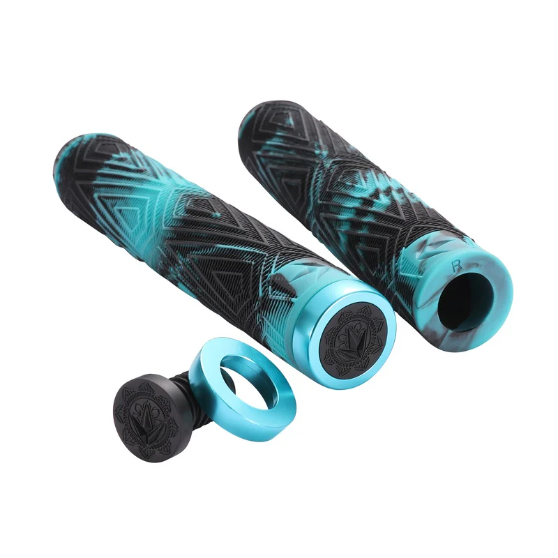 Envy Will Scott Hand Grips V2 - Black/Teal (Pair) - Image 2