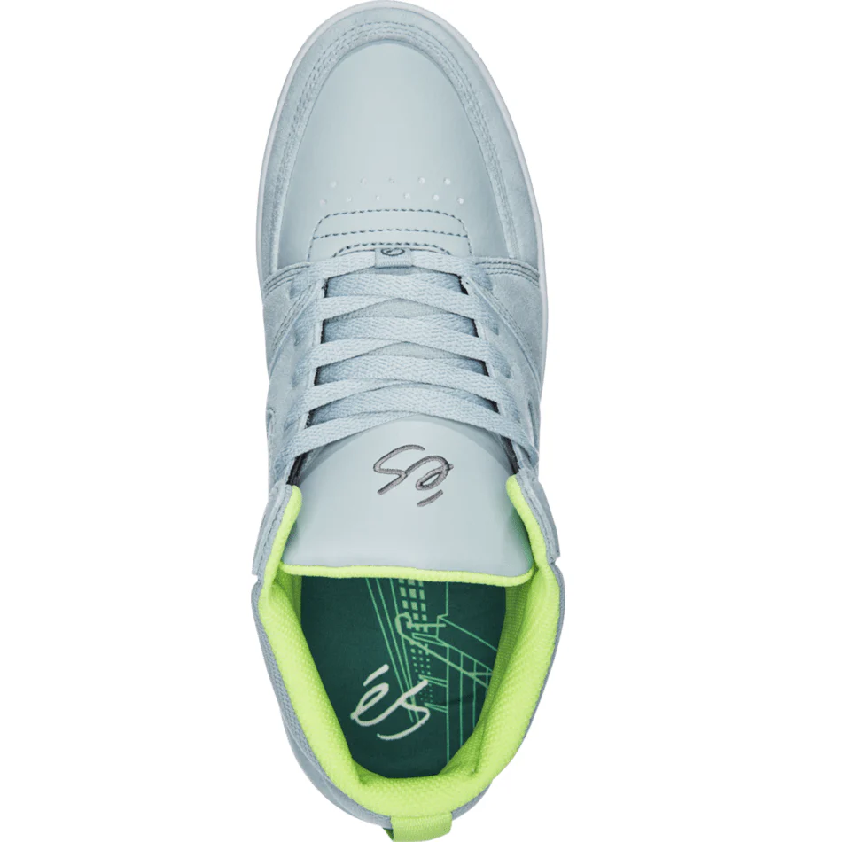 éS Shoes Accel Slim Mid X Carlsbad- Blue/Grey/White - Image 2