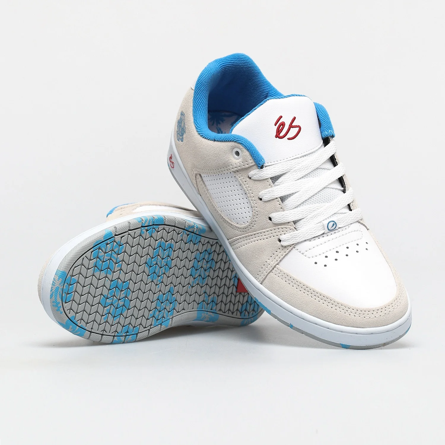 éS Shoes Accel Slim - White/Blue/Red - Image 3