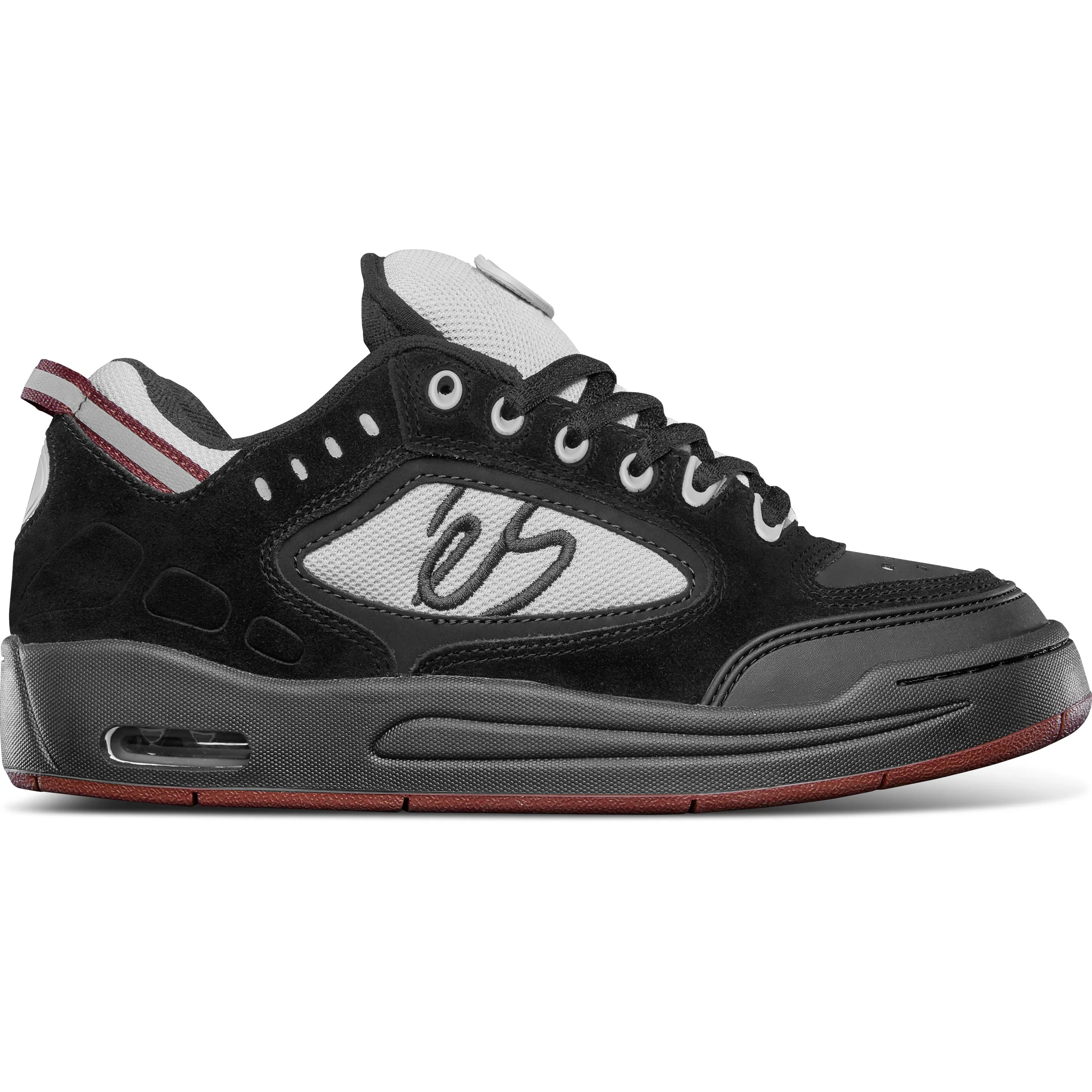 éS Shoes Creager - Black/Red/Grey