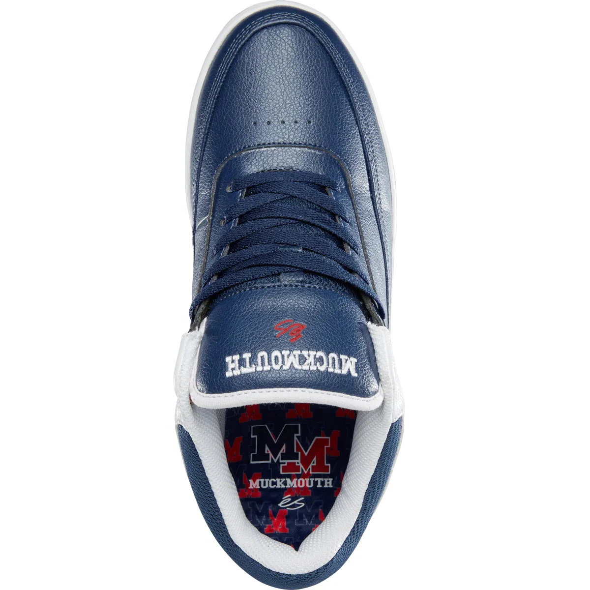 éS Shoes Stylus Mid X Muckmouth - Blue/White - Image 2