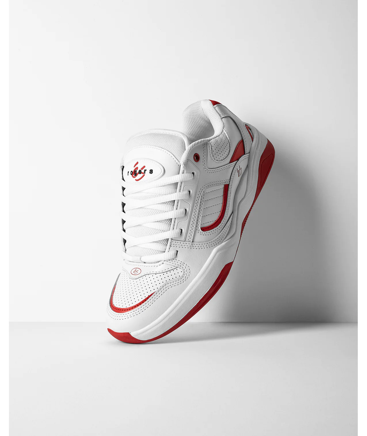 éS Shoes Tj Rogers - White/Red - Image 2