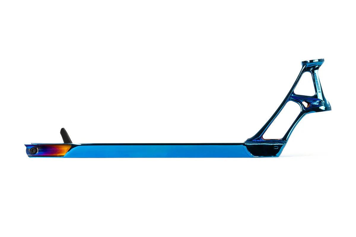Ethic DTC Pandemonium V2 Scooter Deck 18.1″ (460mm) - Chrome Blue - Image 2