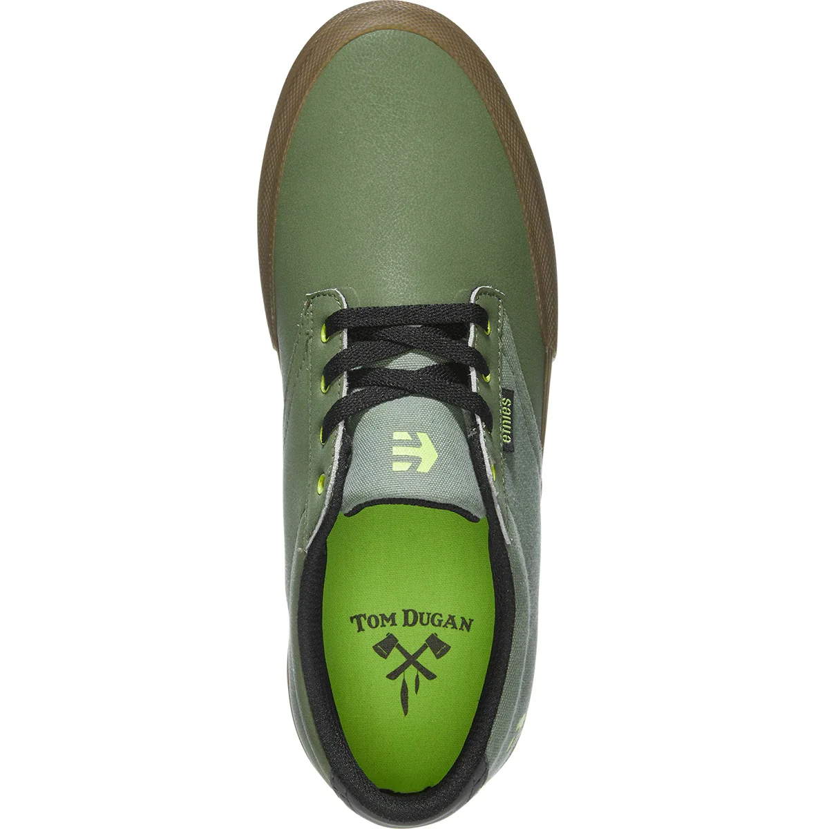 Etnies Shoes Jameson Vulc BMX Tom Dugan - Green/Gum - Image 3
