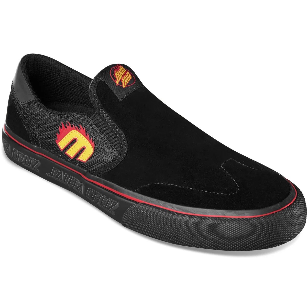 Etnies Shoes Lo-Cut Slip x Santa Cruz - Black - Image 4