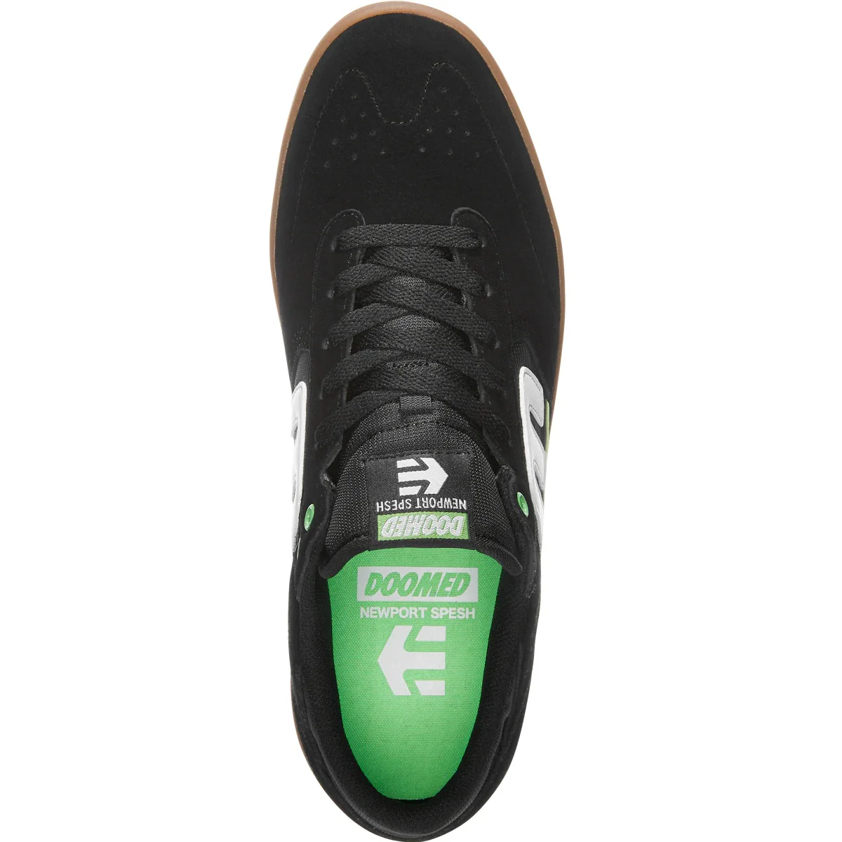 Etnies Shoes Windrow x Doomed - Black/Green/Gum - Image 3