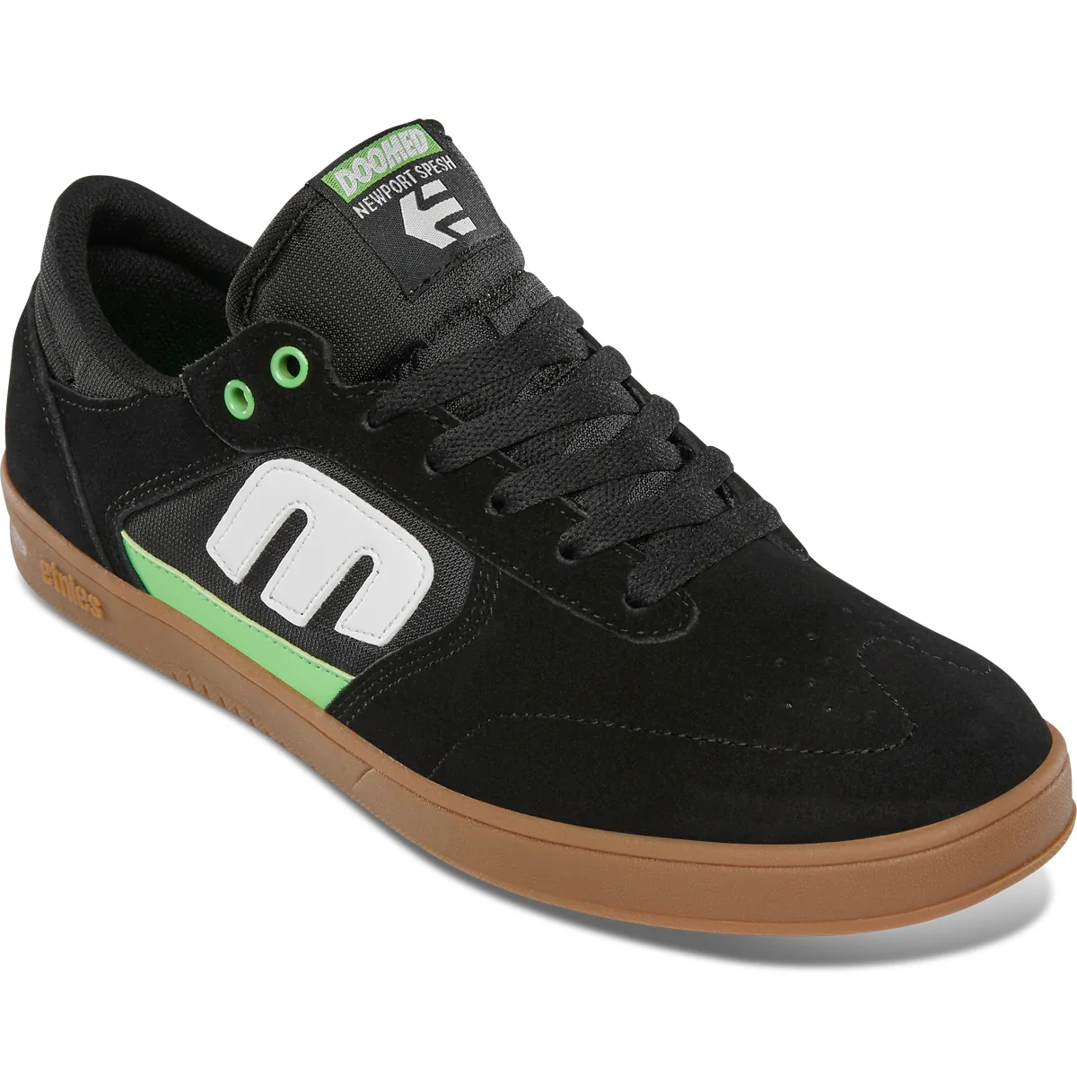 Etnies Shoes Windrow x Doomed - Black/Green/Gum - Image 4
