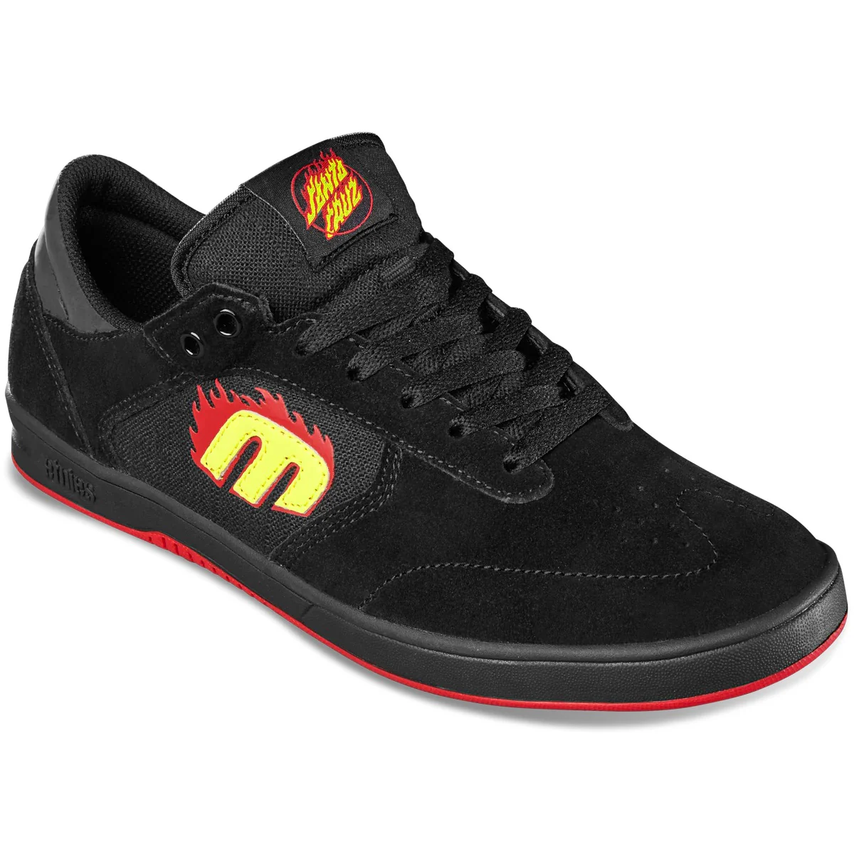 Etnies Shoes Windrow x Santa Cruz - Black/Red/Black - Image 4