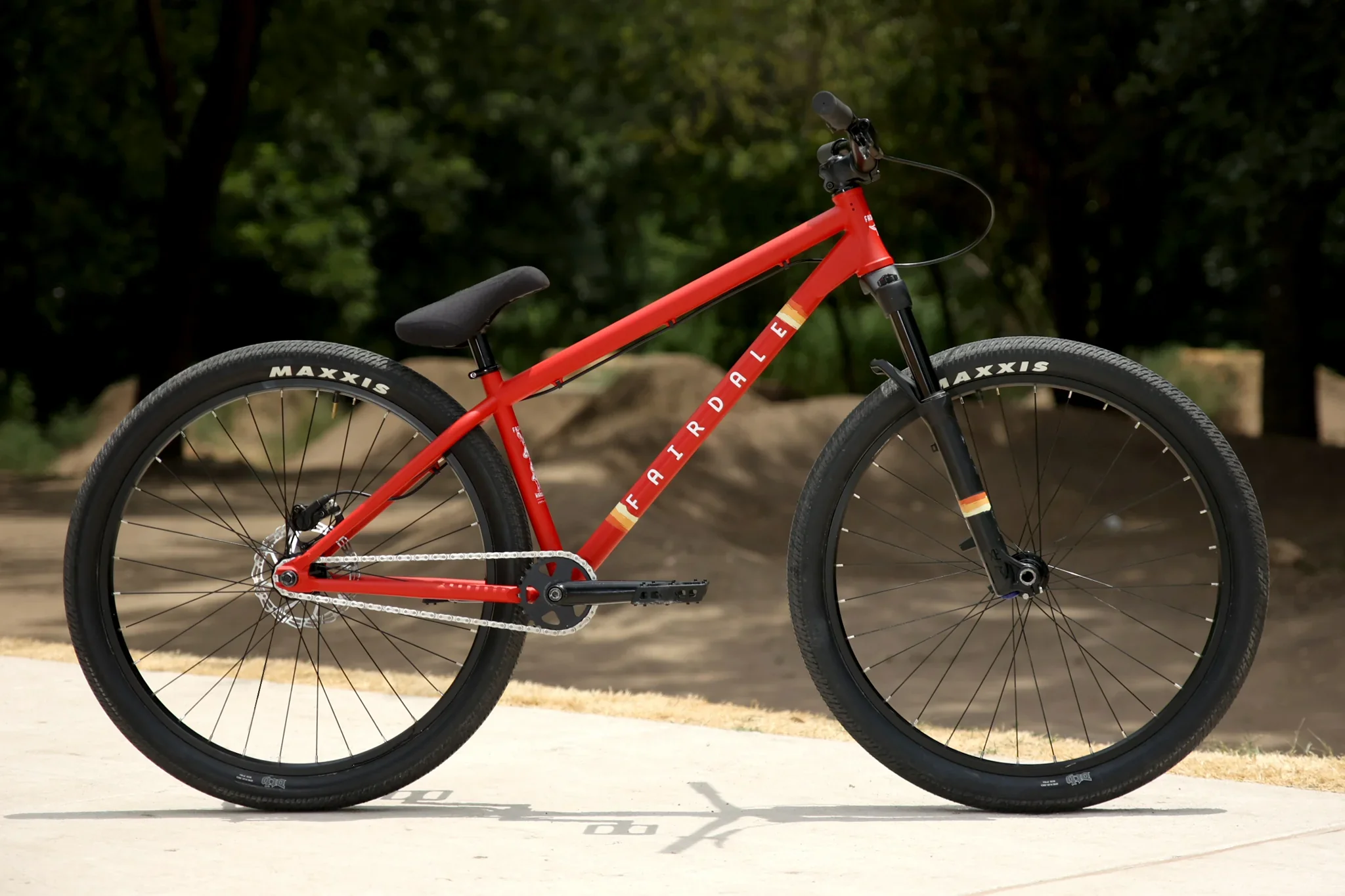 Fairdale Hareraiser FX 26″ DJ Complete Bike - Matte Fire Engine Red - Image 3