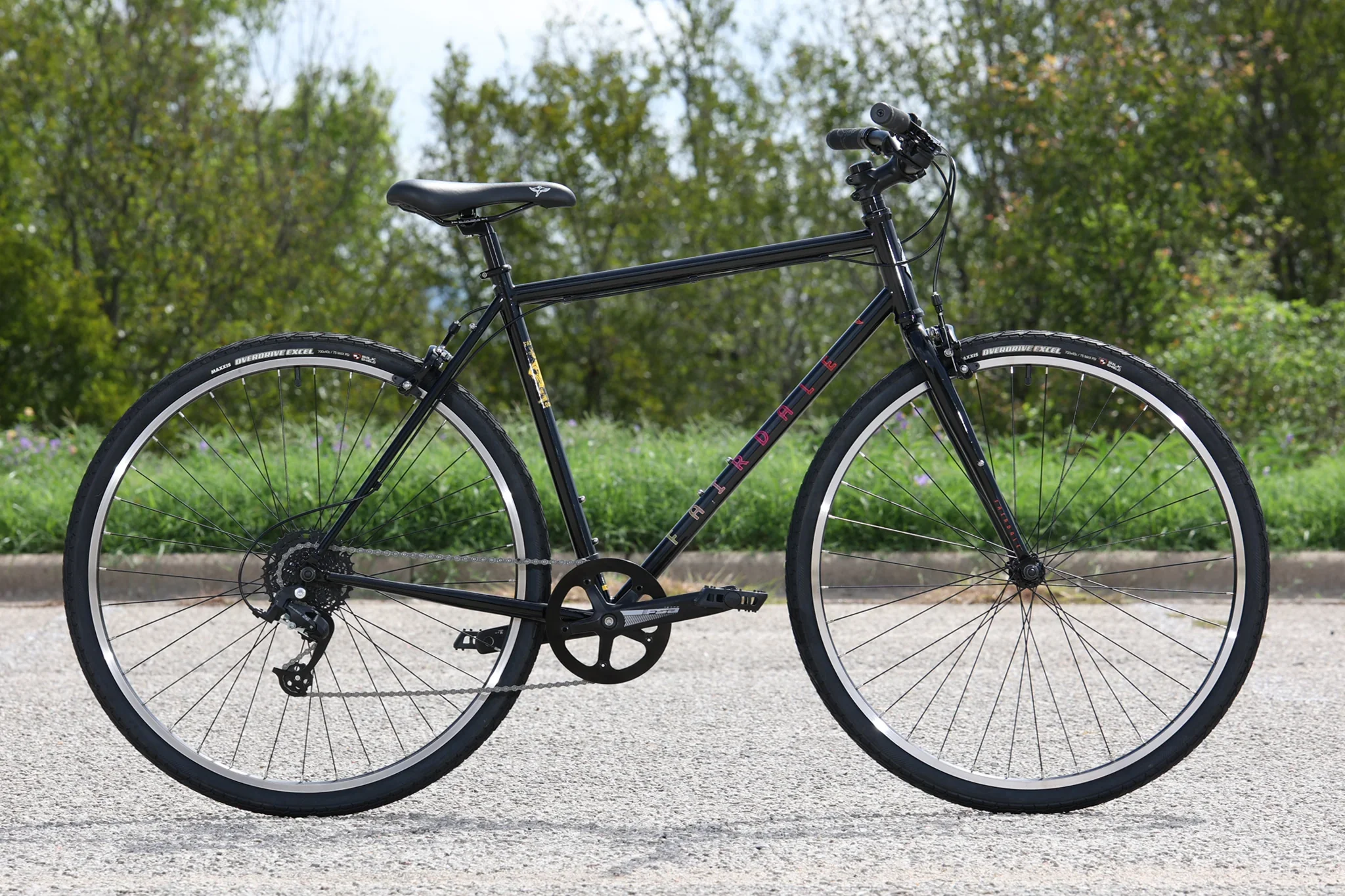 Fairdale Lookfar Complete Cruiser Bike - Gloss Black - Image 3