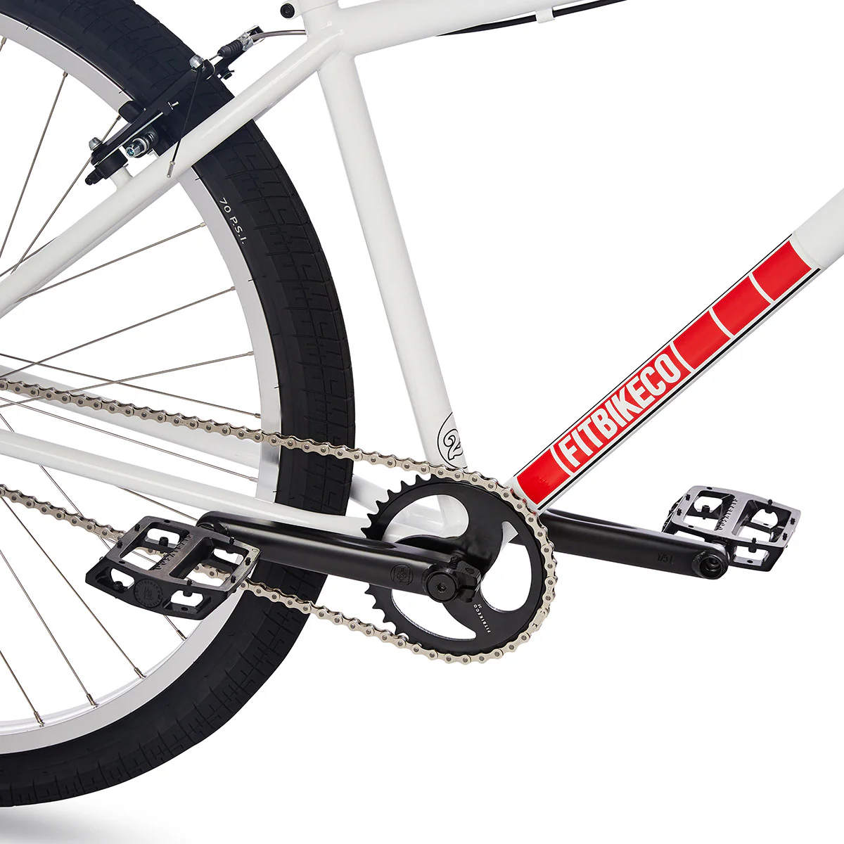 Fit CR 29″ Complete BMX Bike - White Out - Image 4