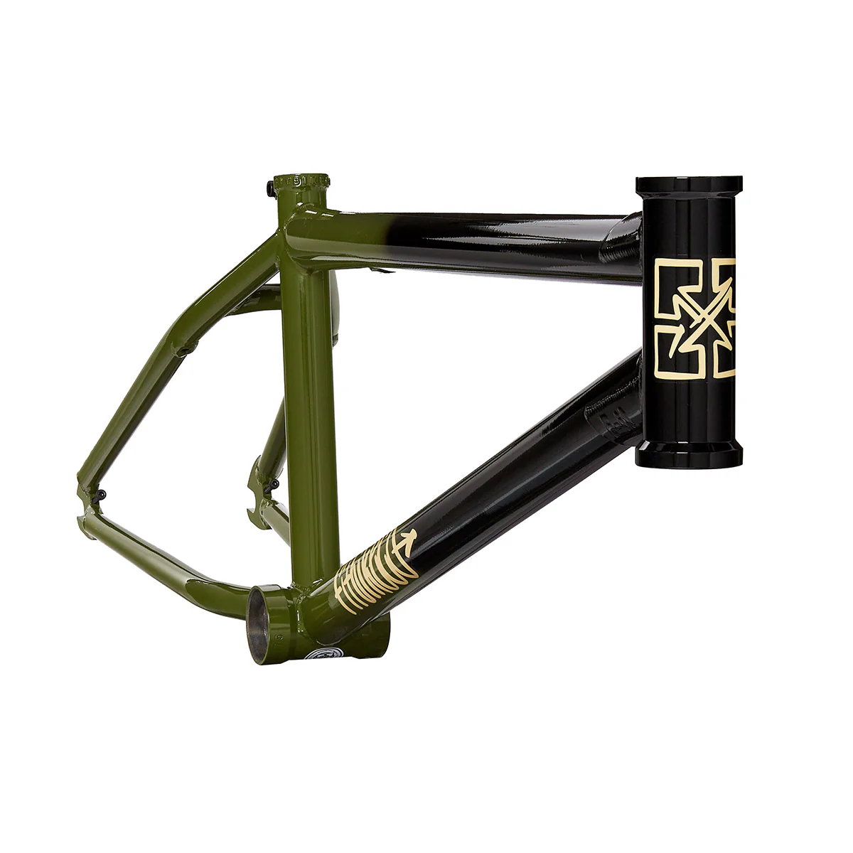 Fit Shortcut Frame 21″ - Gloss Black Army Green Fade - Image 3