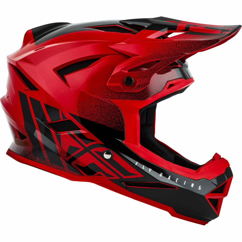 Fly Racing Default Full Face Helmet - Red/Black - Image 4