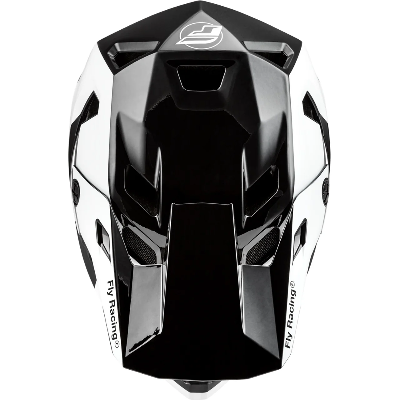 Fly Racing Rayce (2024) Full Face Helmet - Black/White/Grey - Image 2