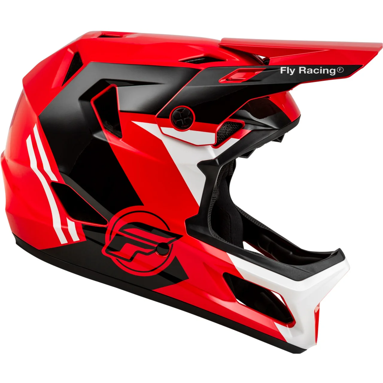 Fly Racing Rayce (2024) Full Face Helmet - Red/Black/White - Image 3