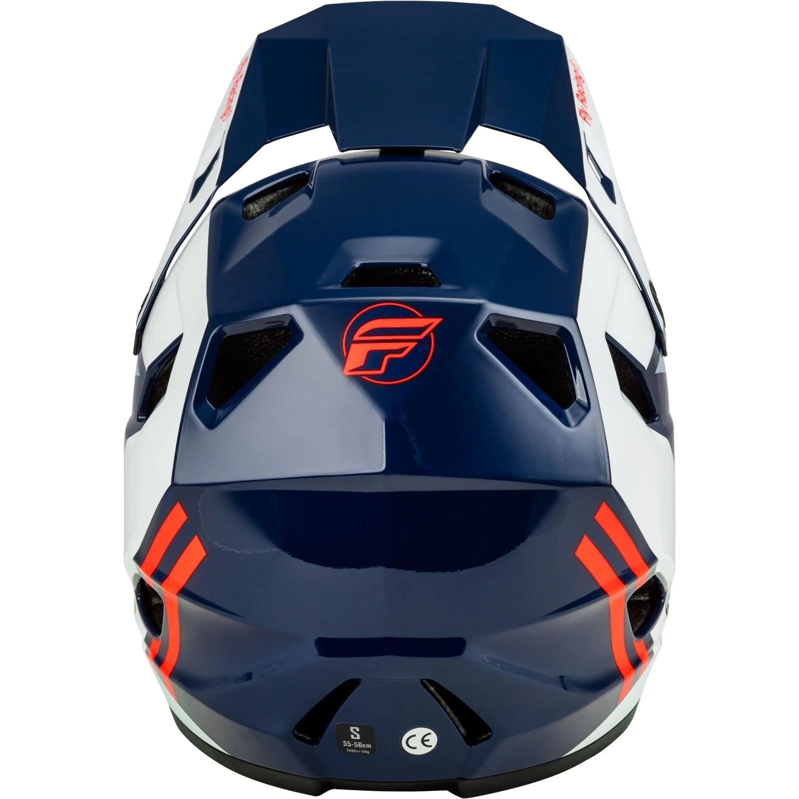 Fly Racing Rayce (2024) Full Face Helmet - Red/White/Blue - Image 2