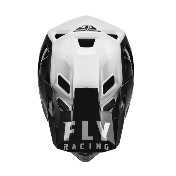 Fly Racing Rayce Full Face Helmet - Black/White - Image 3