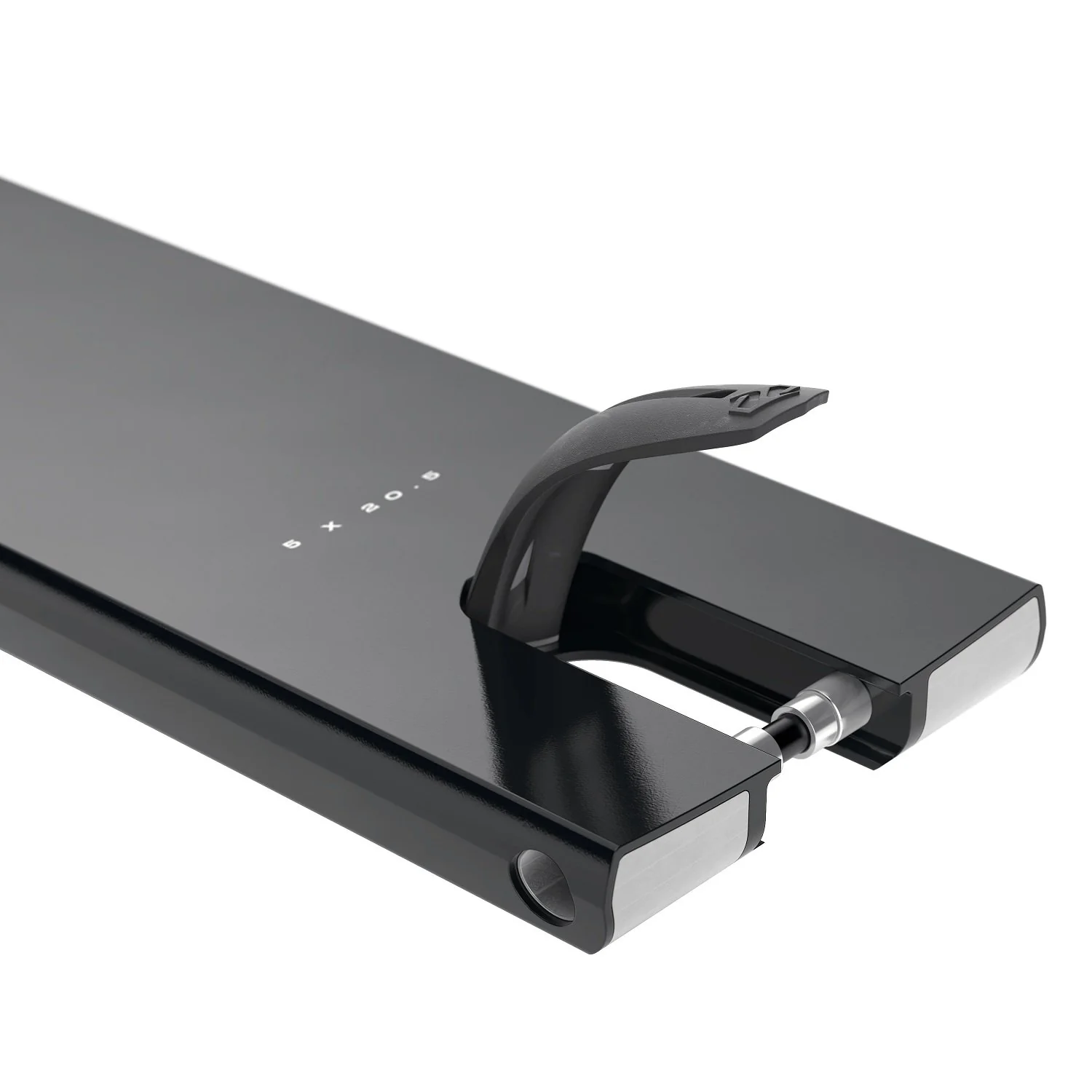 Fuzion Entropy Boxed 2.0 Pro Scooter Deck 5.5″x22″ - Matte Black - Image 4
