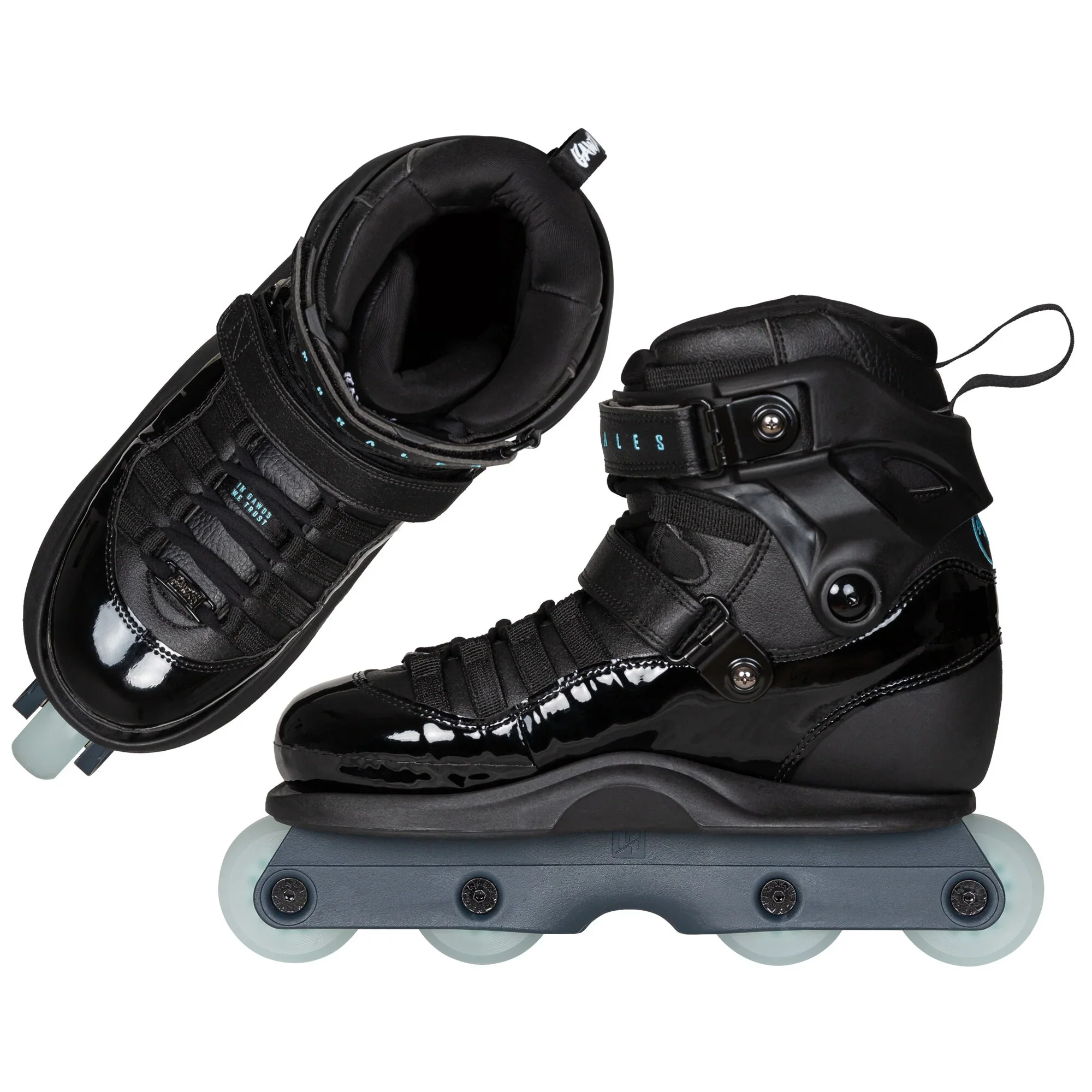 Gawds FM 5 Aggressive Inline Skates Complete - Black - Image 4