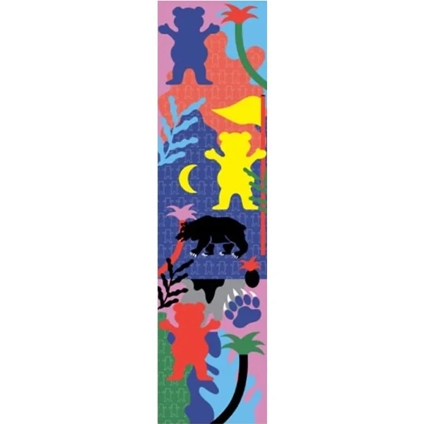 Grizzly Over The Wall Single Sheet Griptape - 9″x33″