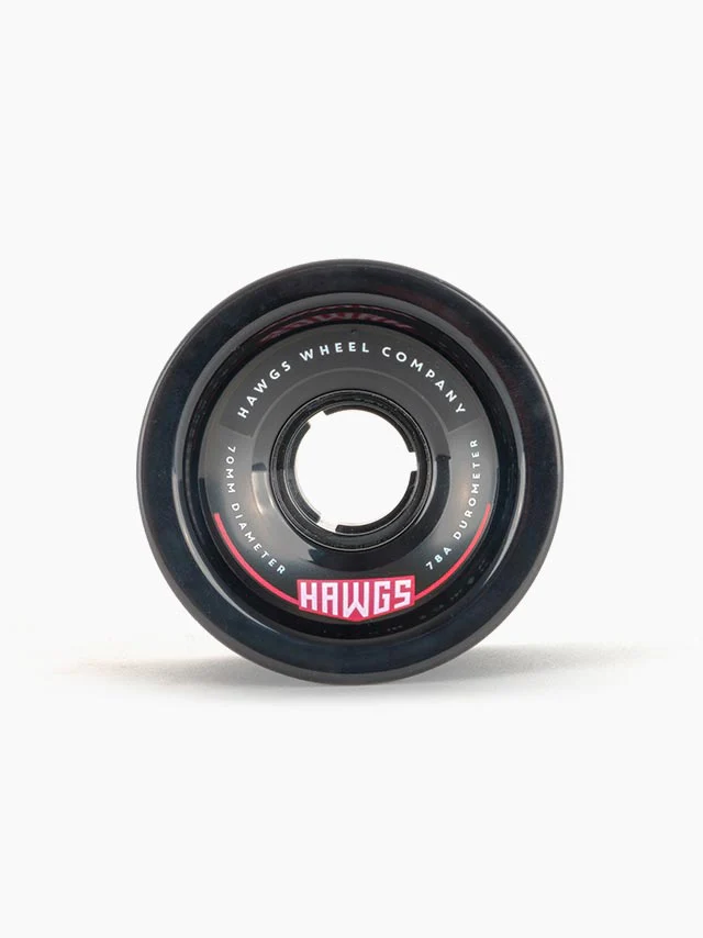 Hawgs 70's Wheels 70mm 78a - Black (Set of 4) - Image 2