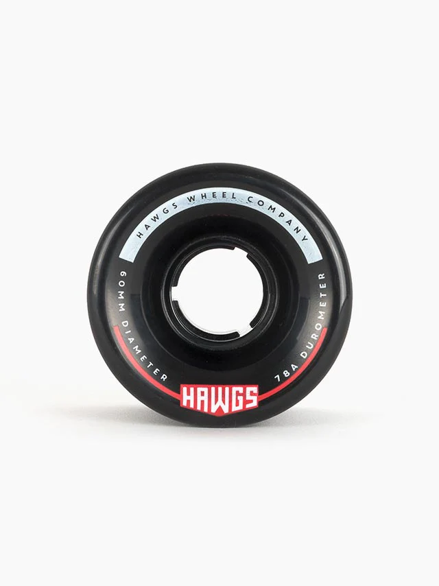 Hawgs Chubby Wheels 60mm 78a - Black (Set of 4) - Image 2