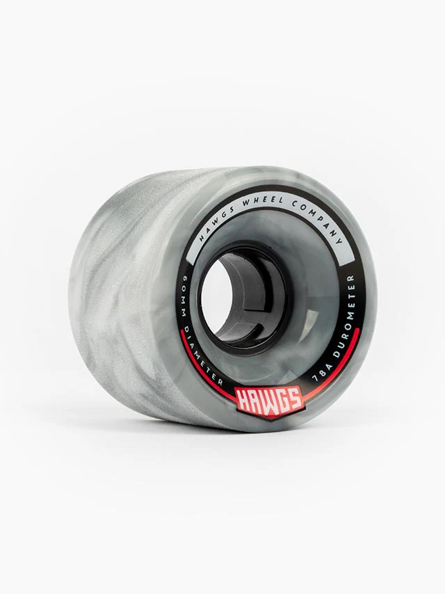 Hawgs Chubby Wheels 60mm 78a - Grey/White (Set of 4)