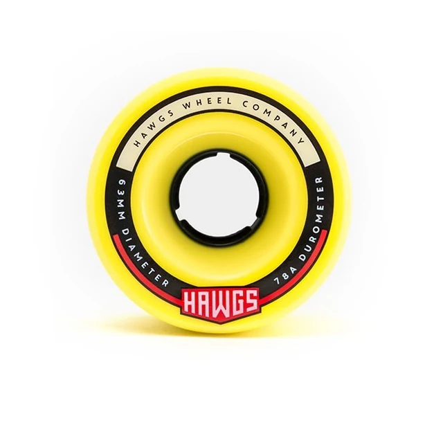 Hawgs Fatty Wheels 63mm 78a - Flat Banana (Set of 4) - Image 2