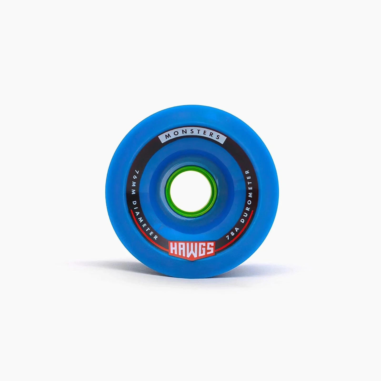 Hawgs Monster Wheels 76mm 78a - Blue (Set of 4) - Image 2