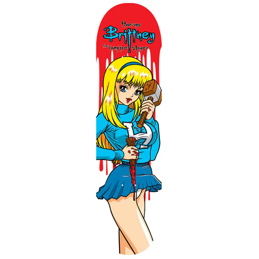 Hook-Ups Brittney Skateboard Deck - 8.25″