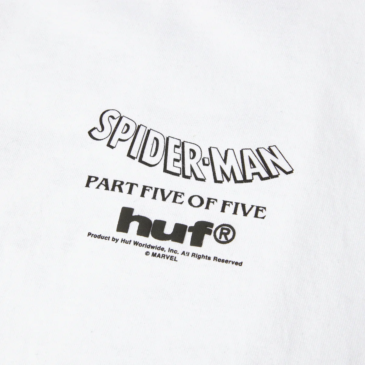 HUF x Marvel Spider-Man Collector T-Shirt - White - Image 3