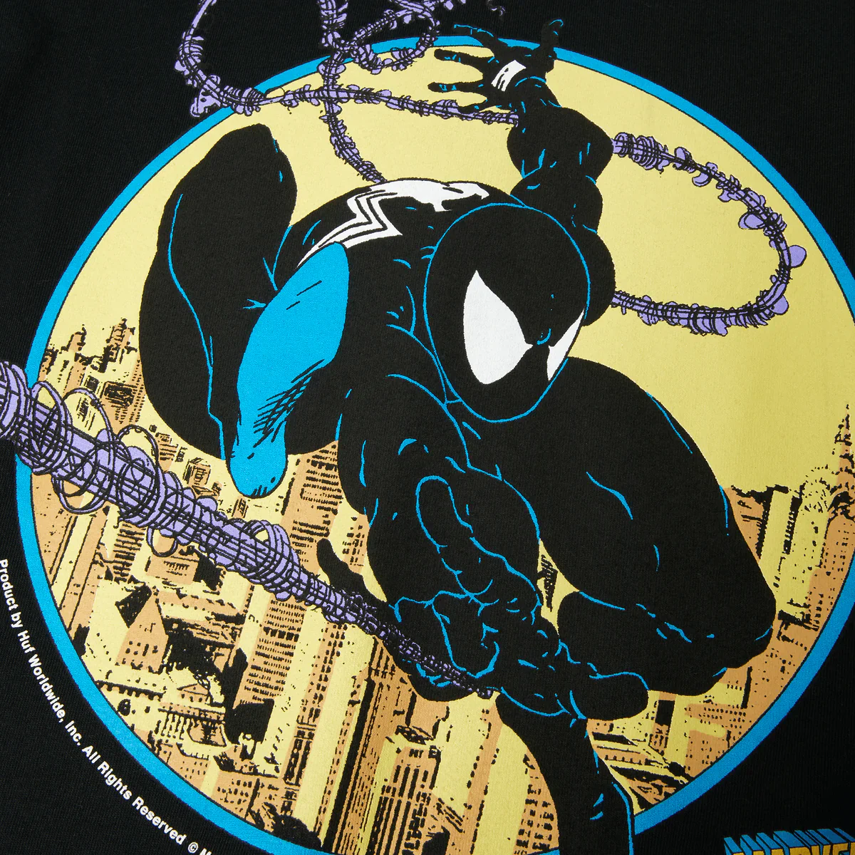 HUF x Marvel Spider-Man Three Hundred T-Shirt - Black - Image 3
