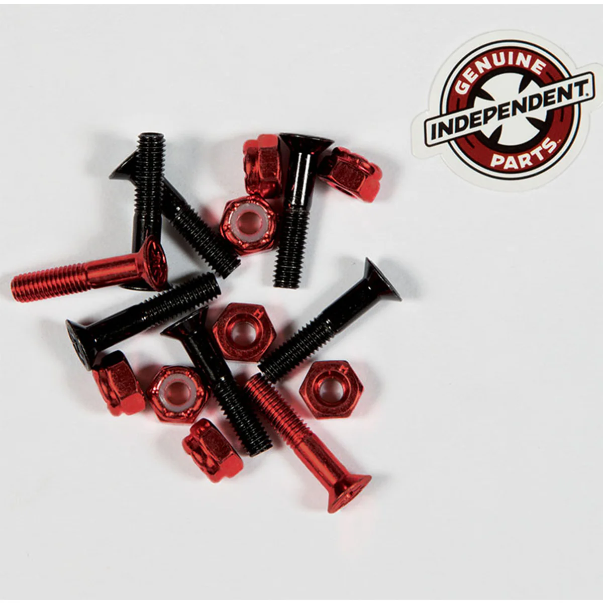 Independent Cross Bolts 1" Phillips - Black/Red - Image 2
