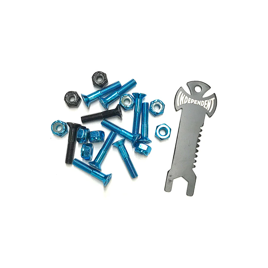 Independent Cross Bolts 1" Phillips - Blue/Black - Image 2