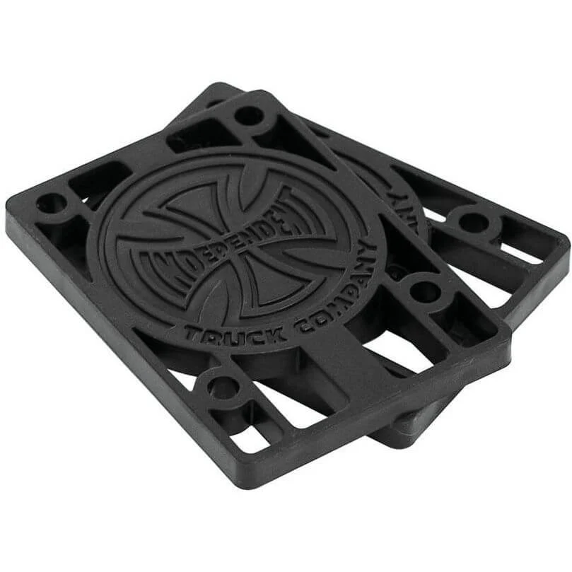 Independent Genuine Parts Riser Pads 1/4″ - Black (Set of 2)
