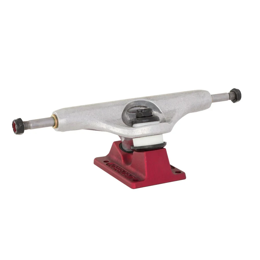 Independent Trucks 139mm Delfino Hollow Standard - Silver/Red (Set of 2) - Image 2