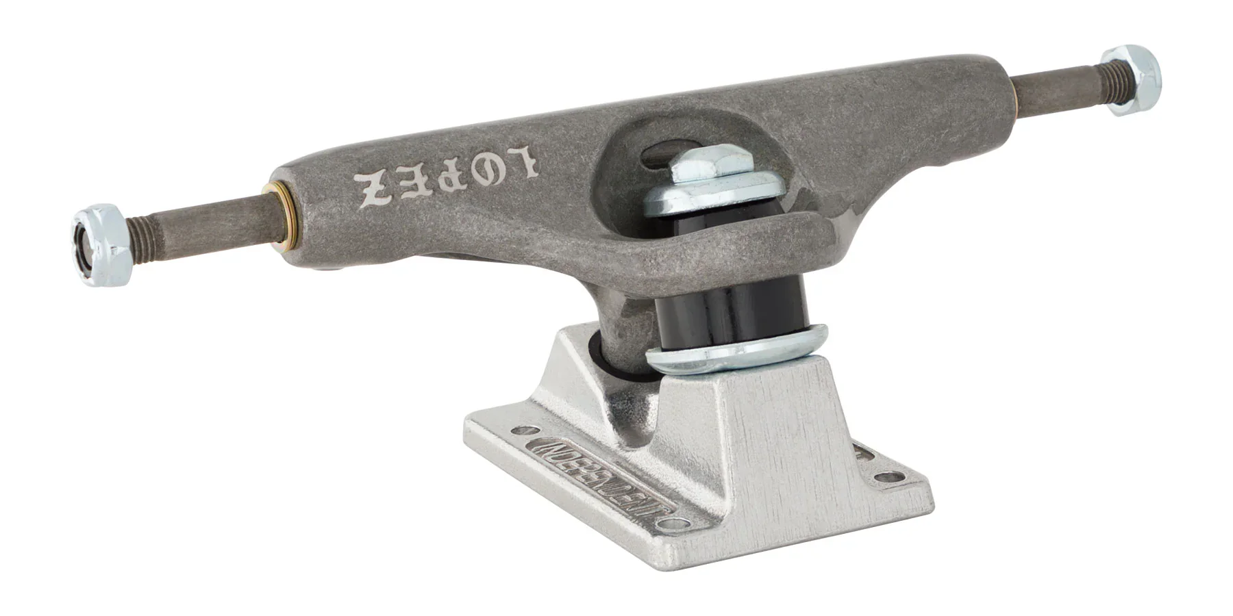 Independent Trucks 139mm Stage 11 Louie Lopez Inverted Kingpin Standard - Trans Black (Set of 2) - Image 2